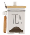 Tea Bag Caddy with Spoon